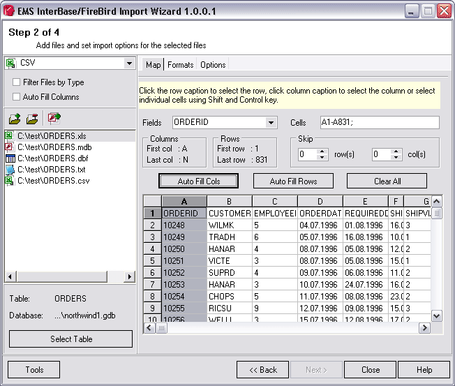 EMS IB Utils Screenshot